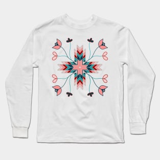 Pink Floral Long Sleeve T-Shirt